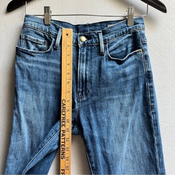 FRAME Le Nouveau straight leg denim jeans Sz 27 - Picture 12 of 15